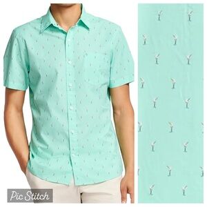 Men’s Izod Martini Print Button Down